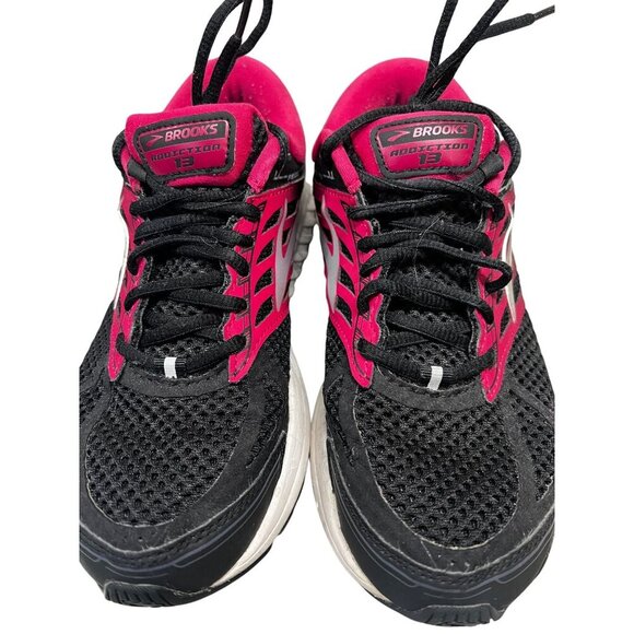 Brooks Womens Addiction 13 Running Shoes‎ Size 8 Black/Pink Medium - Picture 2 of 8
